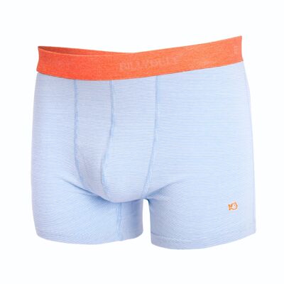 Blue stripes organic cotton boxer shorts