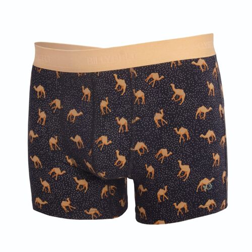 Boxer coton bio Camel