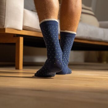 Chaussettes coton Nuit Square 3