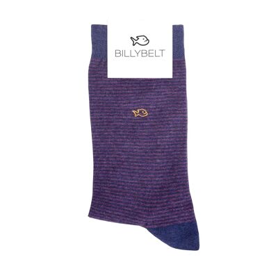 Striped combed cotton socks - Ultra