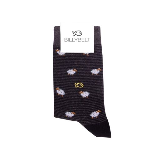 Chaussettes coton Mouton Noir