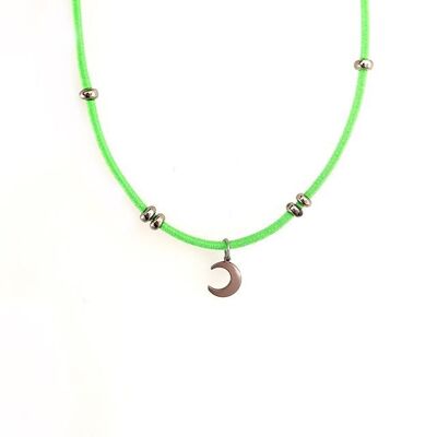 COLLANA LULU VERDE FLUORESCENTE