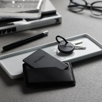 Chipolo SPOT Bundle Bluetooth Wallet Finder - Fonctionne avec Apple Find My 3