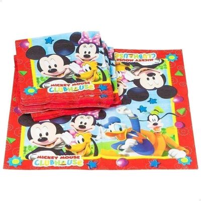 Mickey Pack 20 Servilletas papel 30 cm