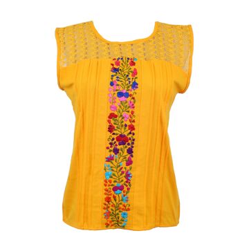 Blouse jaune Anastasia - L