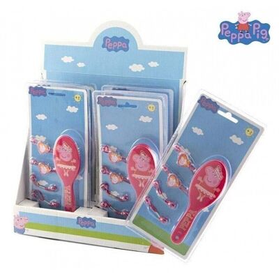 Peppa Pig set cepillo y accesorios pelo