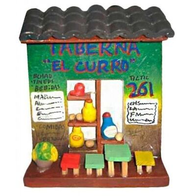 Tiendas madera 8 mod 17x12 cms