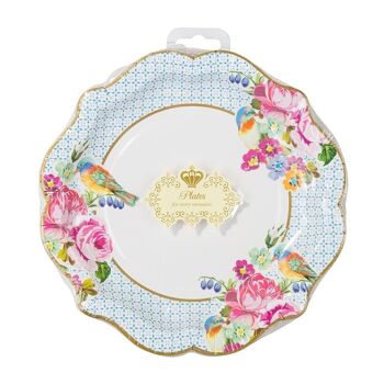 Assiettes Jolies Fleurs Vraiment Succulentes - Paquet de 12 8