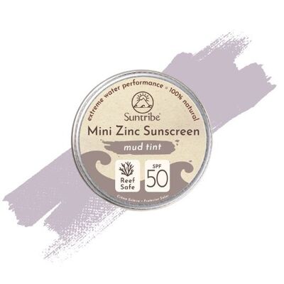 Natural Mineral Mini Zinc Protector Solar Rostro y Deporte SPF 50 Tinte Barro