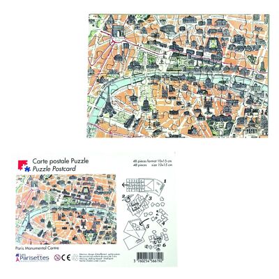 Puzzle Cartolina Piano Centro Monumentale