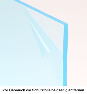 Plaque de verre acrylique "70x50cm" 4