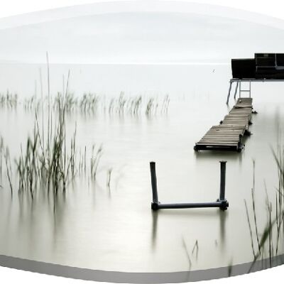 "Fog Lake" Surfboard - 100x40 cm