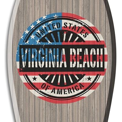 "Virginia Beach" Surfboard - 100x40 cm
