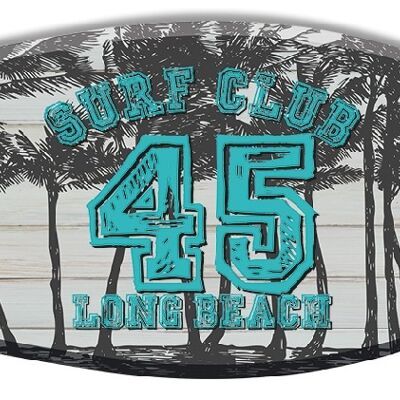 "45 Long Beach" Surfboard - 70x30 cm