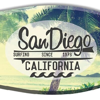 "San Diego" Surfboard - 70x30 cm