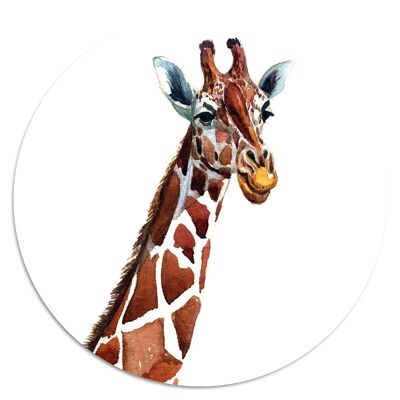 'Mrs. Giraffe'' Wandteller - Ø 15 cm