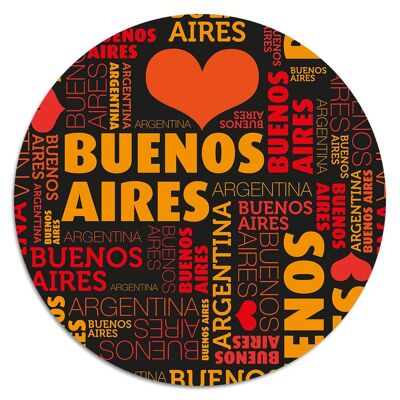 'Love Buenos Aires'' Wandteller - Ø 15 cm