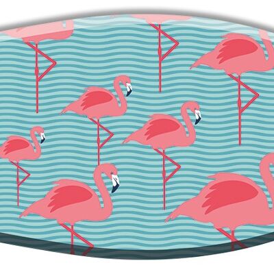 "Pink Flamingo" Surfboard - 70x30 cm
