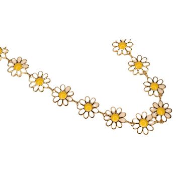 COLLIER BLANC DAISIES ONLY 3