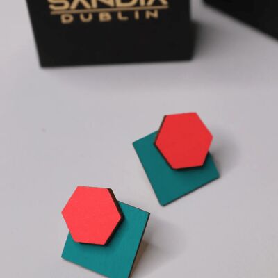 NEON AZUL STUDS