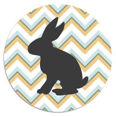 'Yo Bunny!'' Wandteller - Ø 19 cm