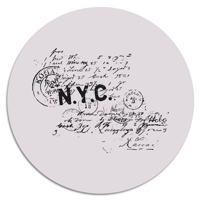 'NYC'' Wandteller - Ø 19 cm