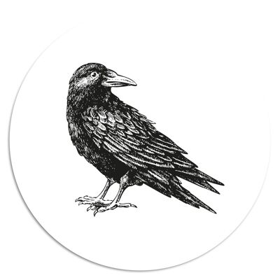 'Raven'' Wandteller - Ø 15 cm