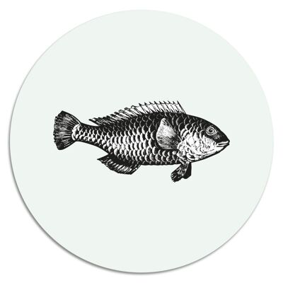 'Fish'' Wandteller - Ø 24 cm