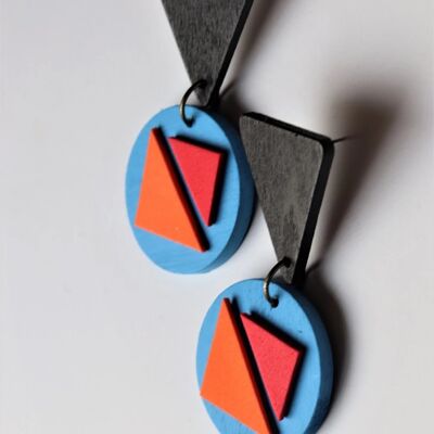 Retro party earrings