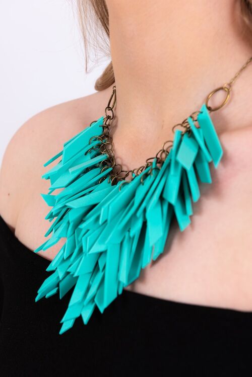 Turquoise extremely light weight necklace