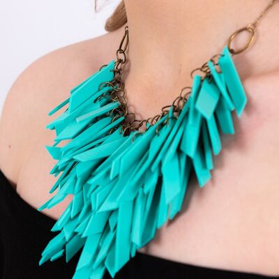 Turquoise extremely light weight necklace