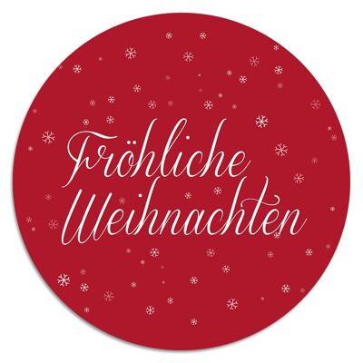 'Oh du Fröhliche'' Wandteller - Ø 15 cm