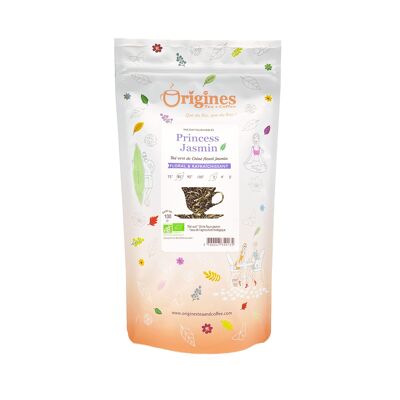 Thé Vert Bio Princess Jasmin Chine - Sachet 100 g