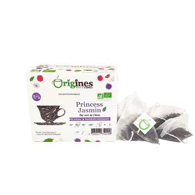 Organic Green Tea Princess Jasmine China - 15x2g