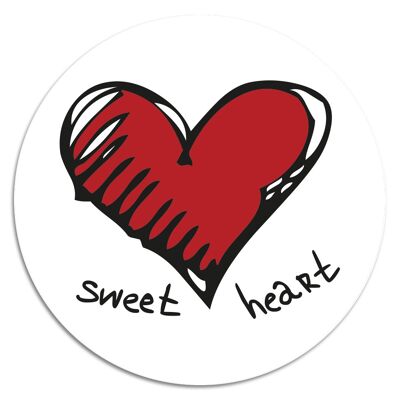 'Sweet Heart'' Wandteller - Ø 15 cm