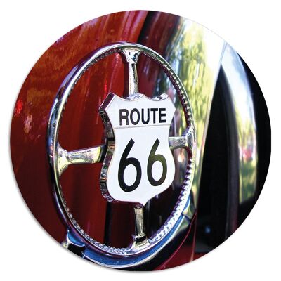'Route 66'' Wandteller - Ø 15 cm