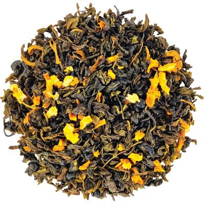 Organic Green Earl Gray Ceylon Green Tea - Bulk 1 kg
