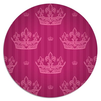'Pink Crown'' Wandteller - Ø 15 cm