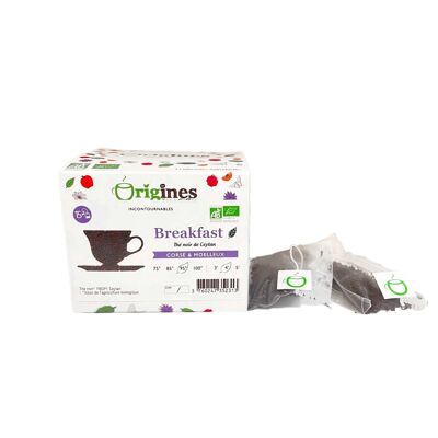 Desayuno de té negro orgánico Ceylan - 15x2g