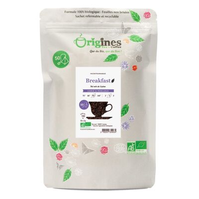 Desayuno de té negro orgánico Ceylan - 50x2g