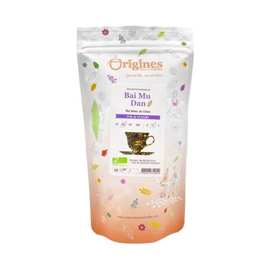 Organic White Tea Bai Mu Dan China - Bag 50 g