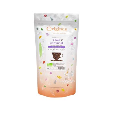 Ceylon Friendly Chai Té negro orgánico - Bolsa de 100 g