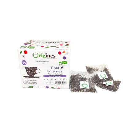 Organic Black Tea Chaï Convivial Ceylon - 15x2g