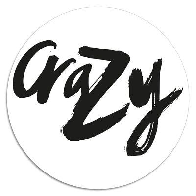 'Crazy'' Wandteller - Ø 15 cm
