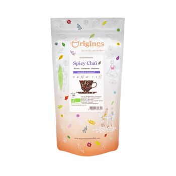 Thé noir Bio Spicy Chaï - Ceylan - Sachet 100g 1