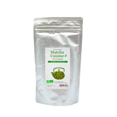 Organic Matcha Green Tea Japanese Cuisine - 100 g bag