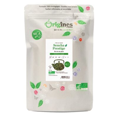 Tè verde Bio Sencha Prestige Giappone - 50 x 2g