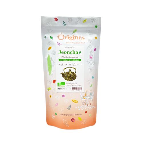 Thé Vert Bio Jeoncha Corée du Sud - Sachet 100 g