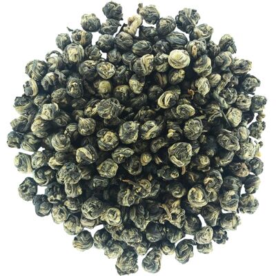Organic Green Tea Pearls of Jasmine China - Bulk 1 kg