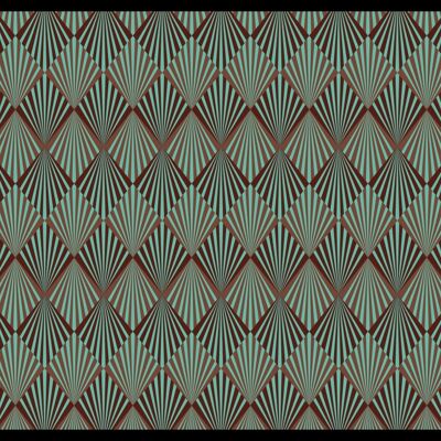 "Peacock Pattern" Fußmatte - 70x50 cm